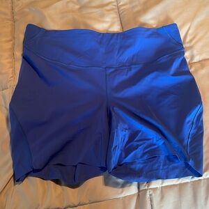 Lululemon Base Pace High-Rise Short, size 16, in Blazer Blue Tone